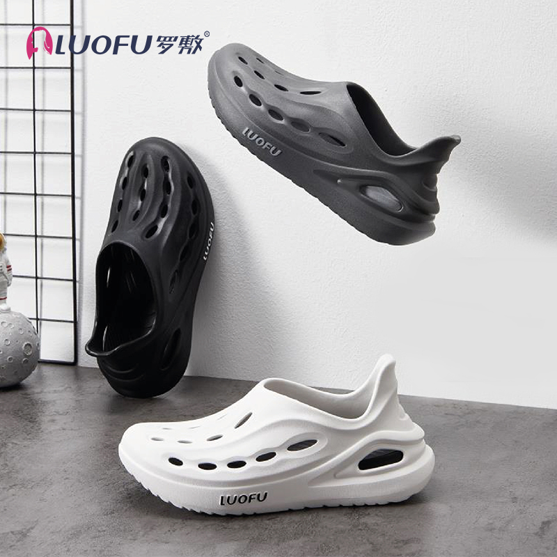 LUOFU EVA clogs man sport sandal integrated forming garden shoes