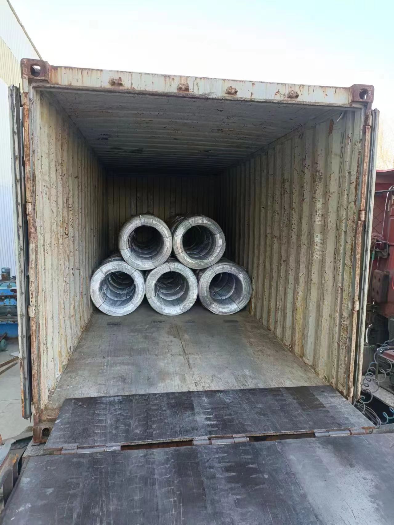 Galvanized wire