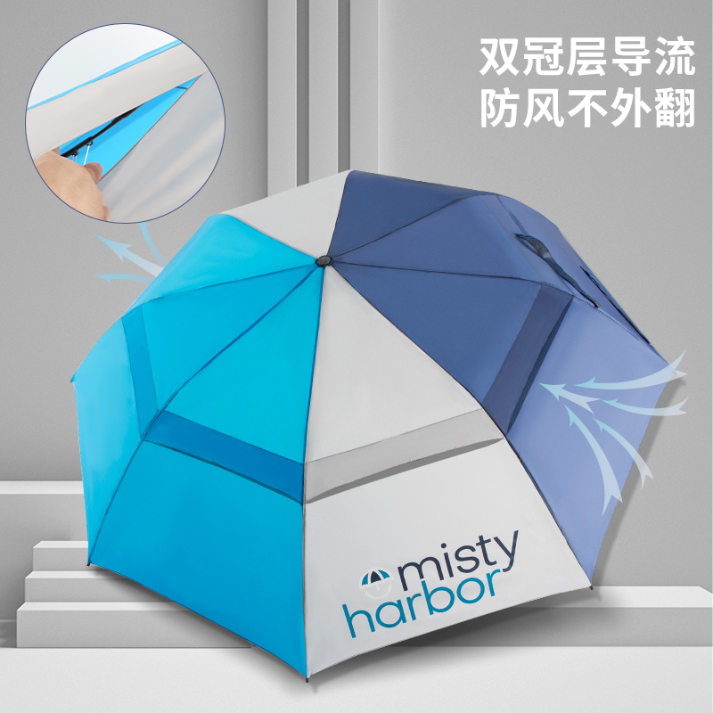 Two fold golf umbrella