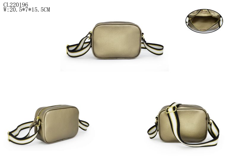 Camera Crossbody Bag PU bag Webbing strap Versatile, minimalist and fashionable