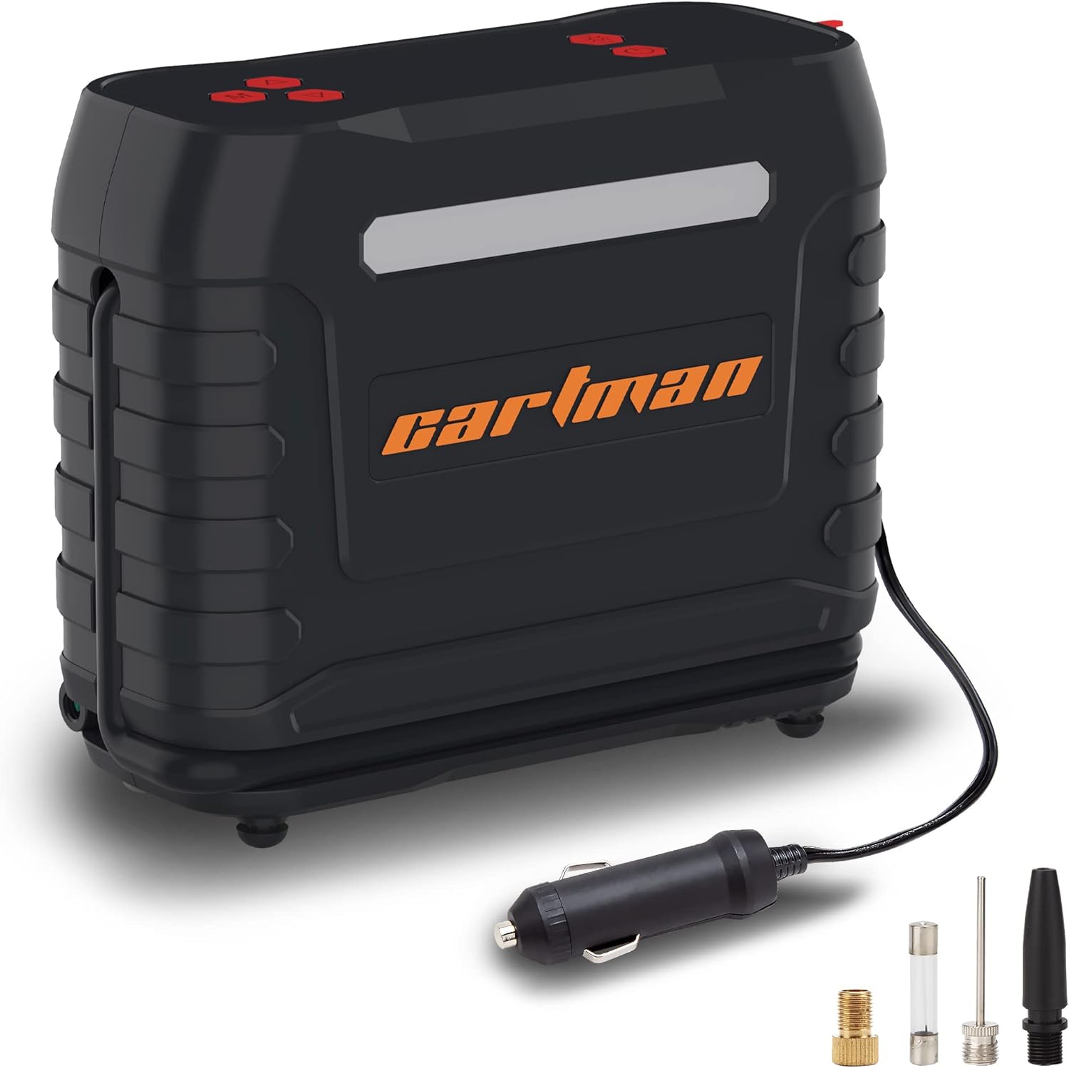 CARTMAN Air Compressor Tire Inflator Portable Air Pump for Car Tires with Digital Pressure Gauge