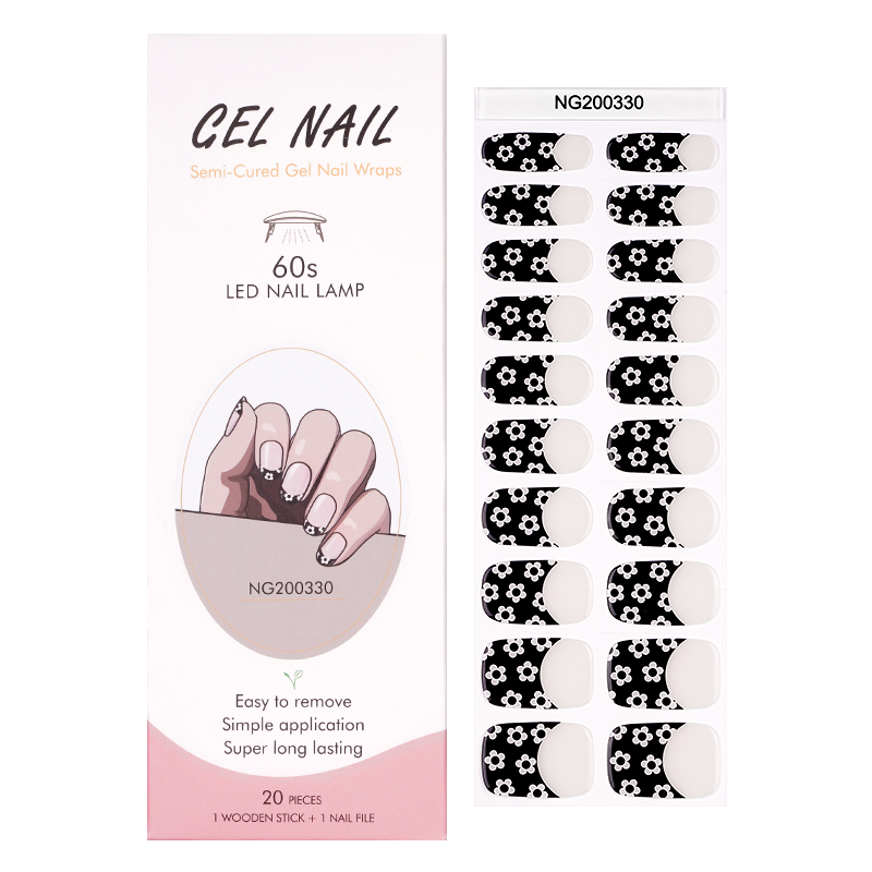 Bulk Gel Nail Wraps That Are Made From High-Quality Materials Custom Pink Diamond Nails - Huizi