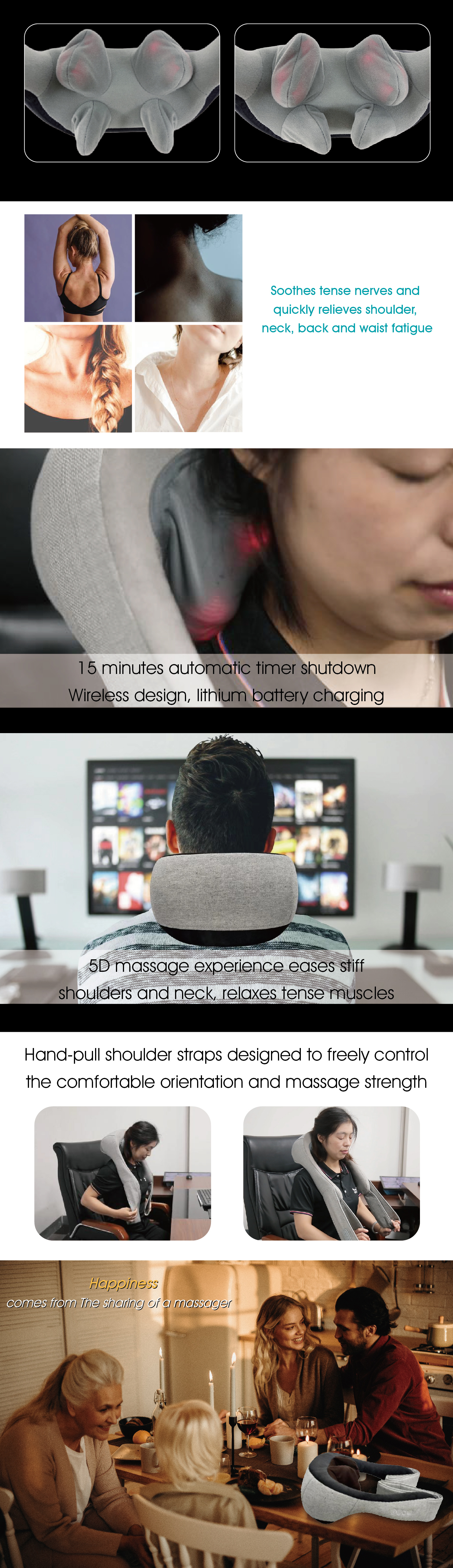 3D Neck massager