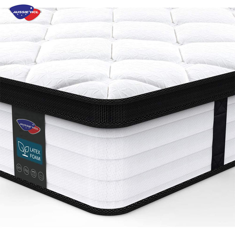 Aussie HCL Perfect sleep twin single king full size mattress spring latex gel memory foam mattress