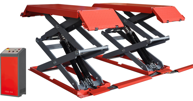Ultra thin scissor lift