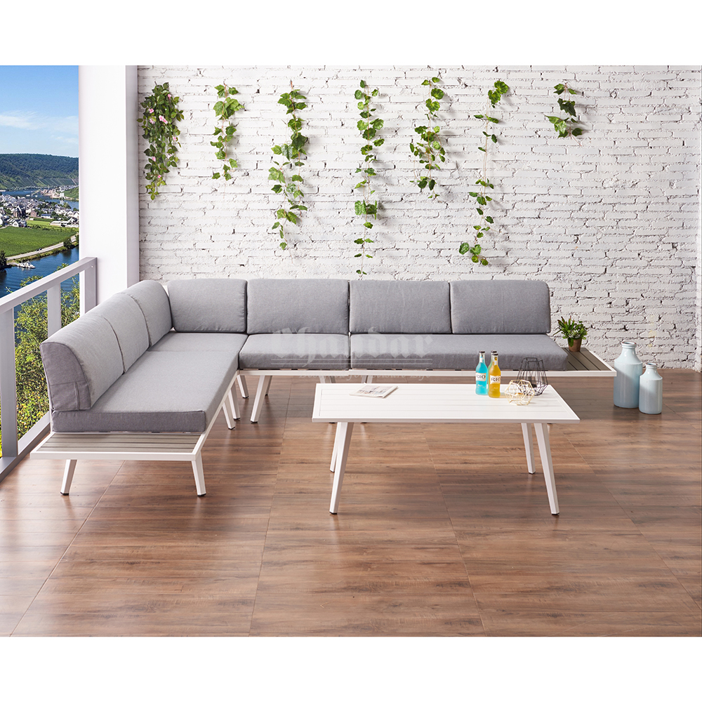 Powder coating aluminum sofa set