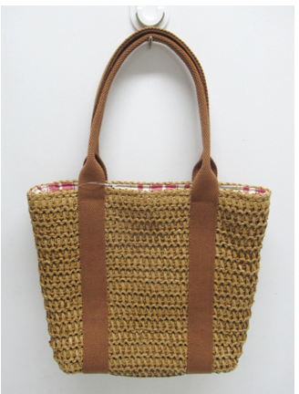 Customizable Handmade Woven PE Bag, Handbag