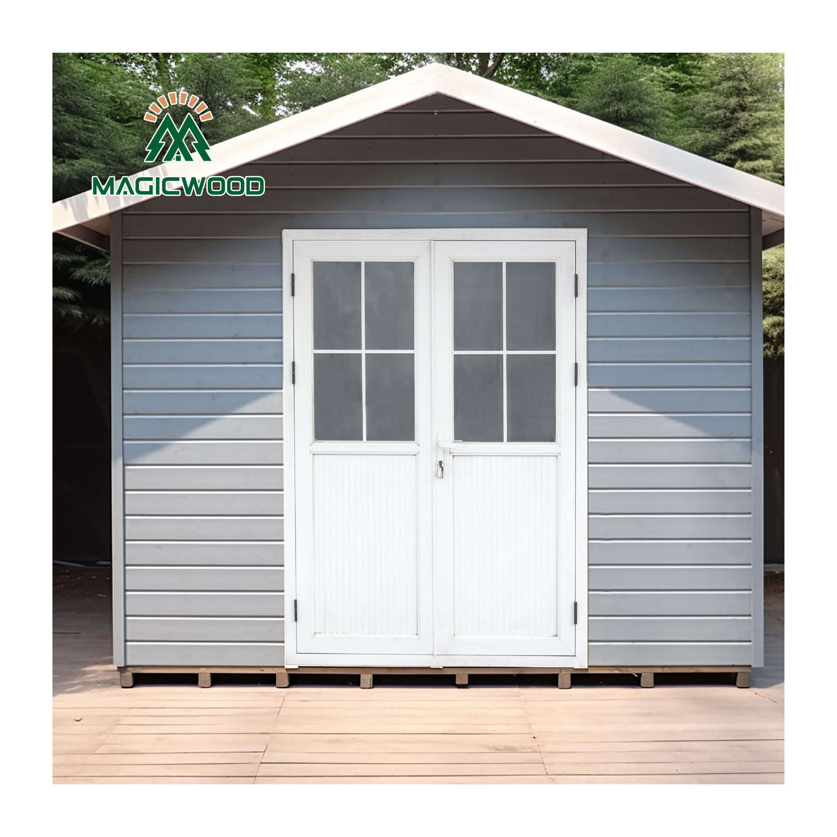 E series WPC garden shed