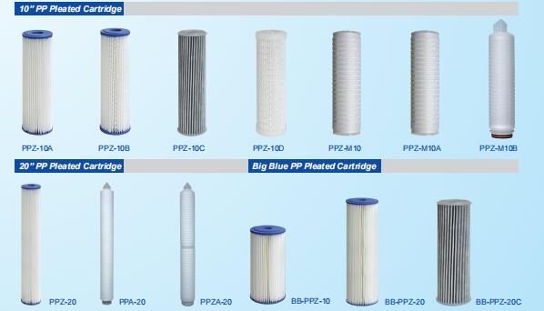 PP Pleated Filter Cartridge