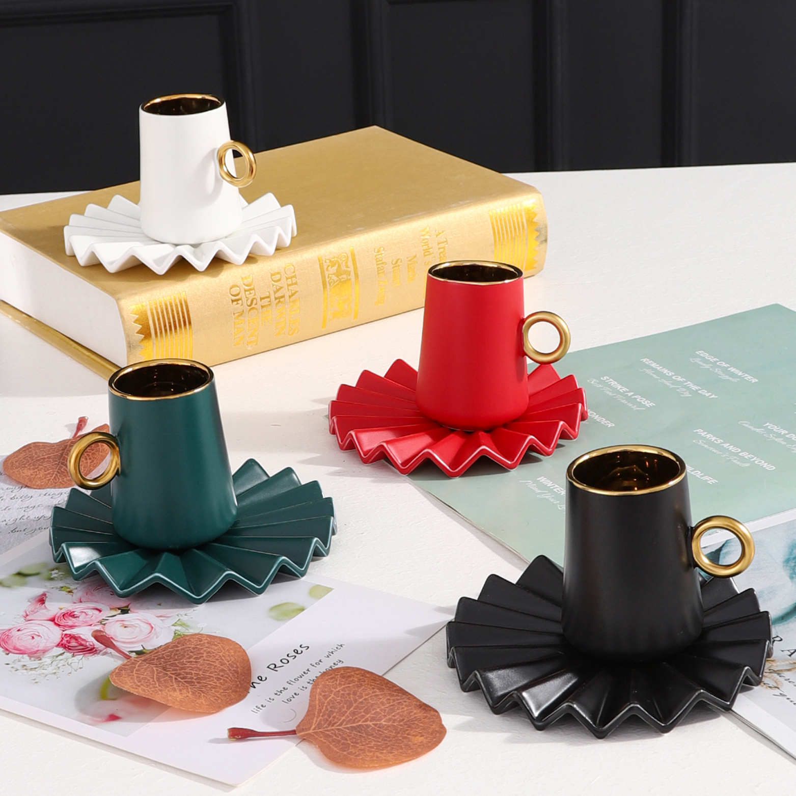 Coffee cup and saucer