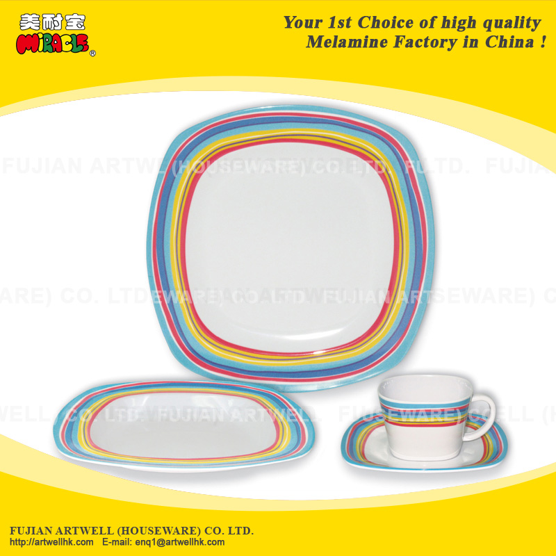 Melamine Dinner Set, Plate, Dinner Plate, Dessert Plate, Tea Set, Tableware Set
