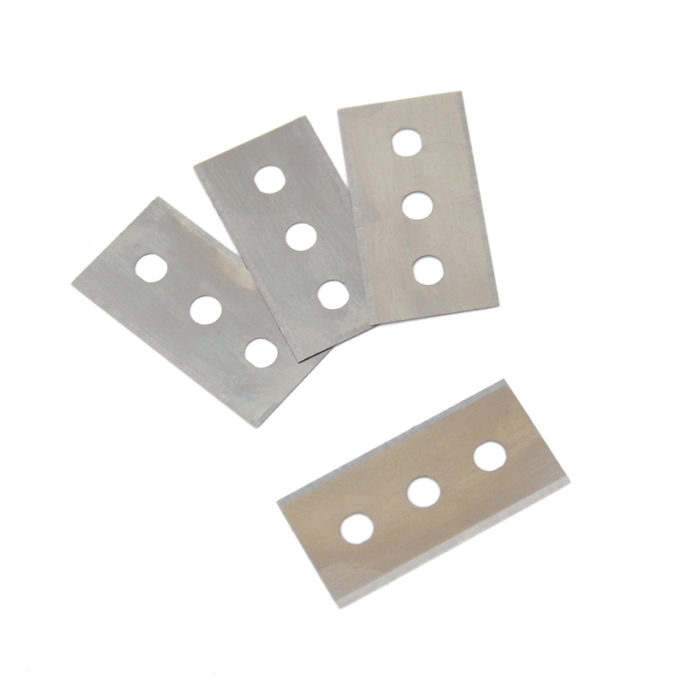 HAUTINE NF1454O(NF1454R) 3 Hole Razor Blades of Clean Scraper Industrial Use