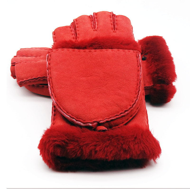 Shearing Fur Winter Gloves