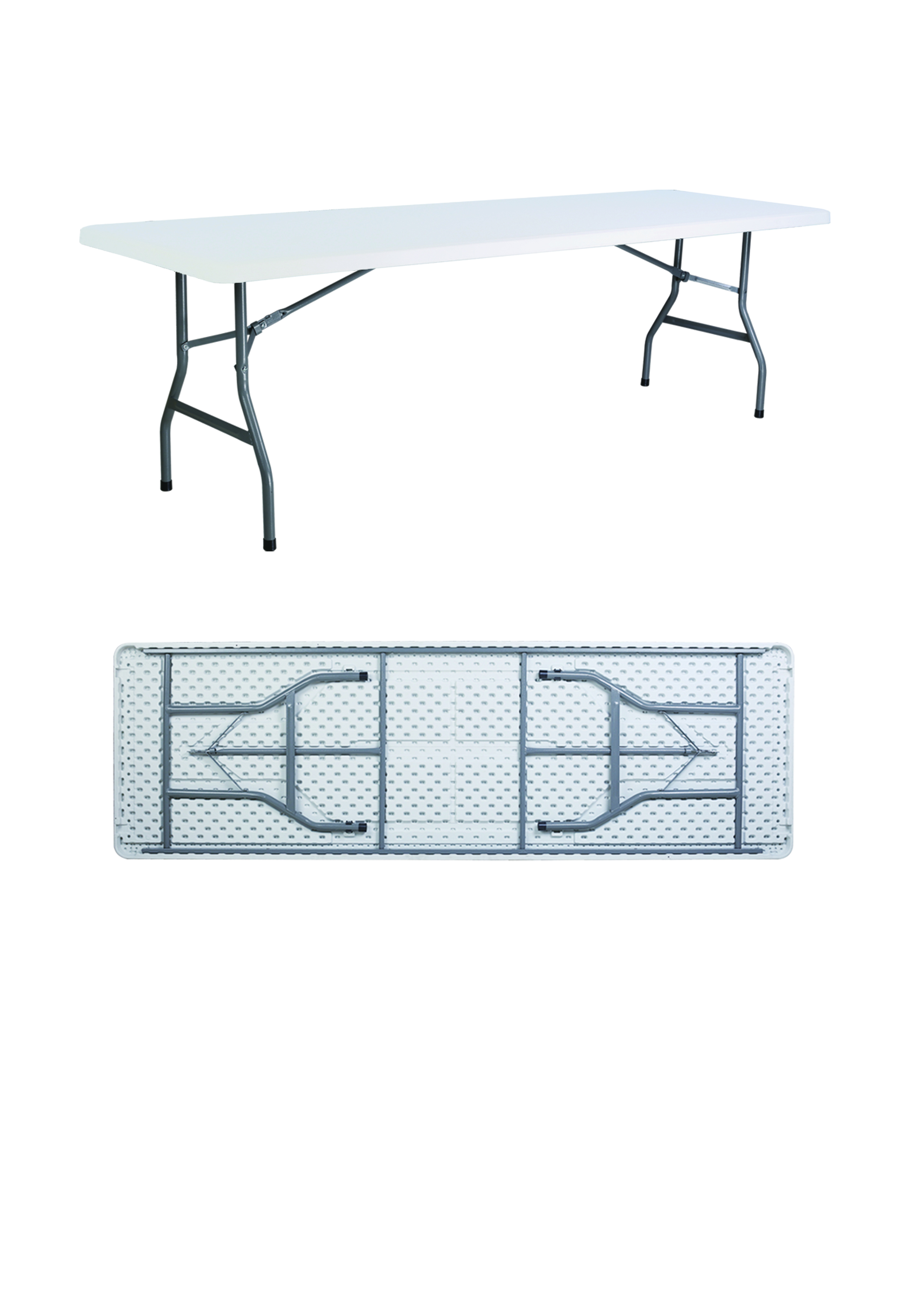8FT Regular Folding table