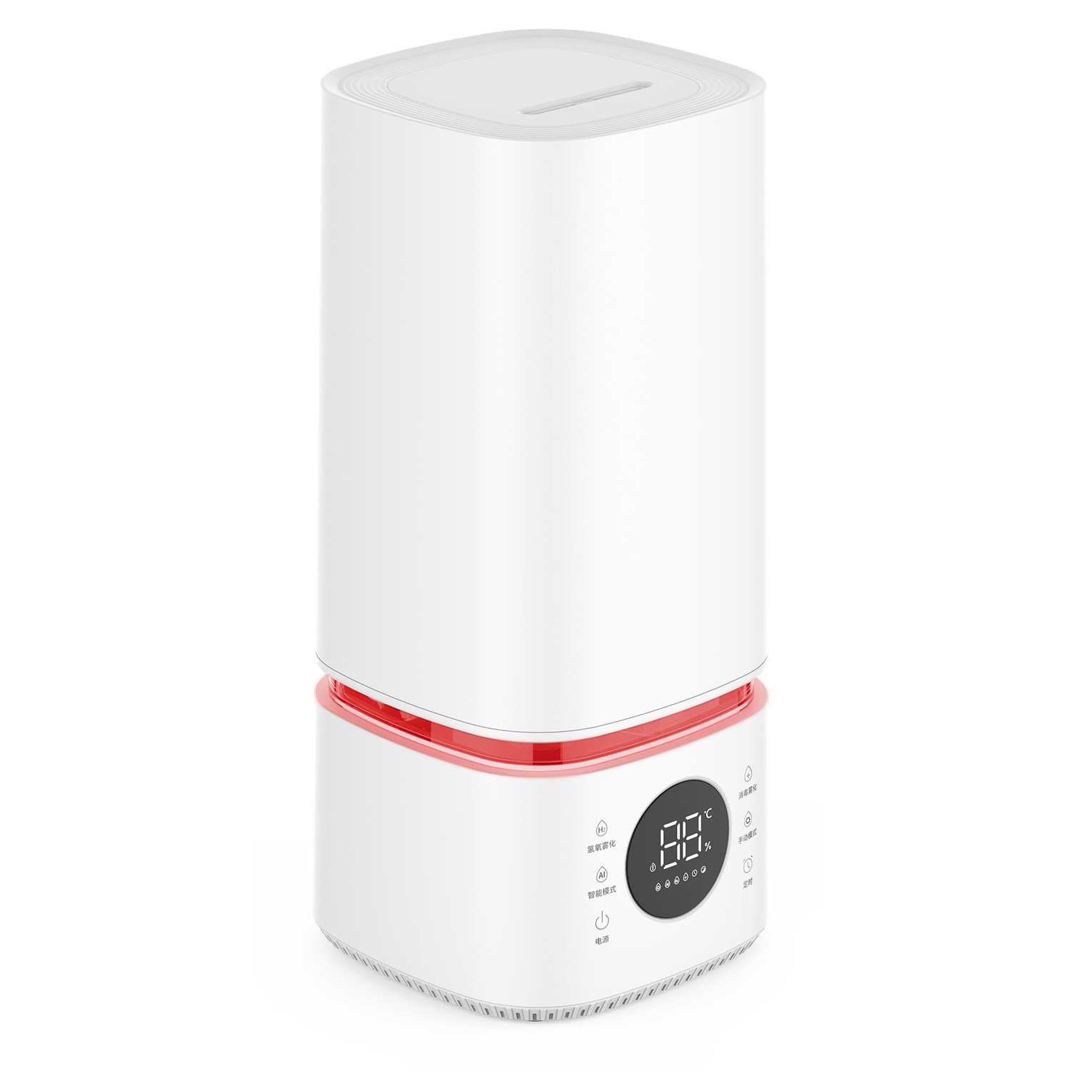 A11 Portable large capacity 8l water air purifier and humidifier with atmosphere lamp