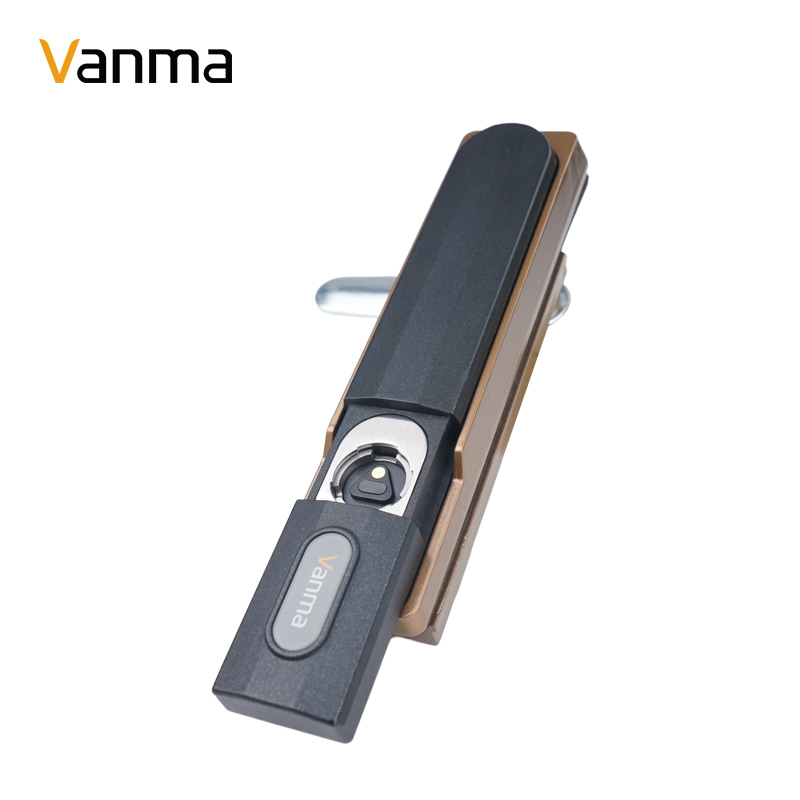 Intelligent electronic cabinet lock for outdoor boxes cabinets