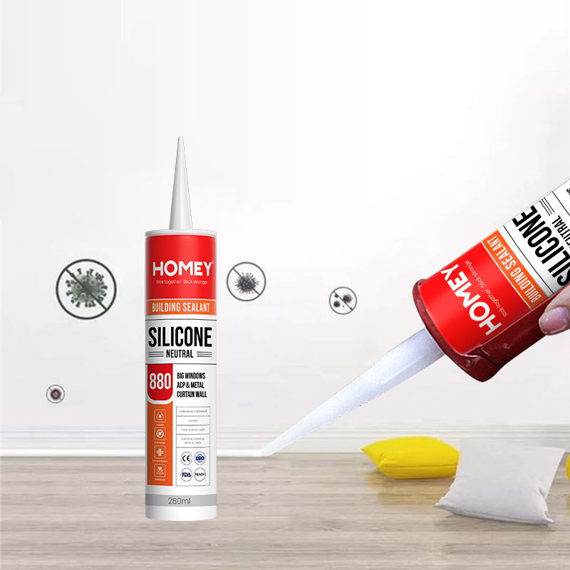 Homey 880 wholesale colored silicone sealant 280ml construction chemicals silicone sealant