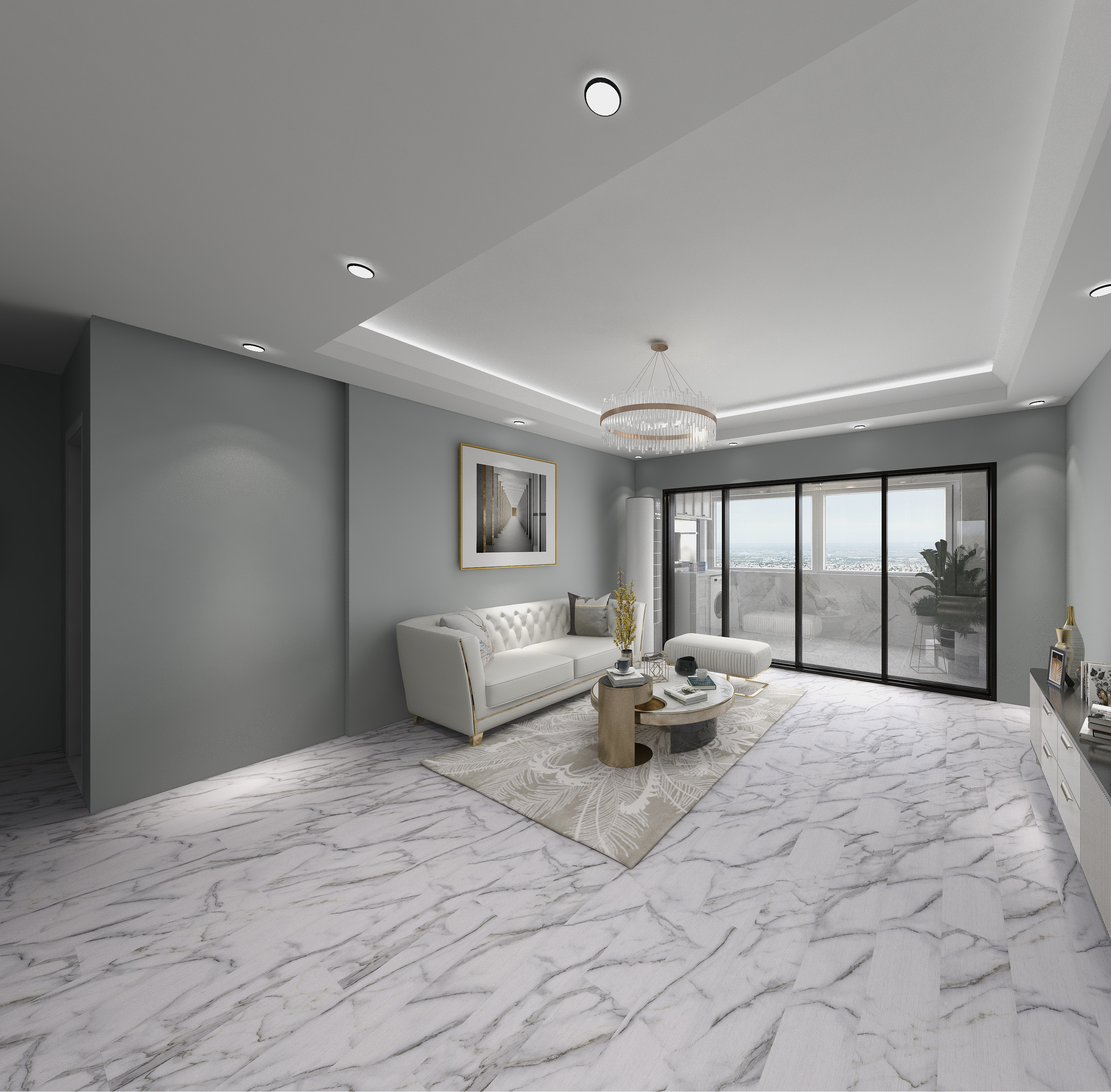 Hotel Wear-resistant and waterproof floor home hotel project suitable for 4-6mm SPC flooring