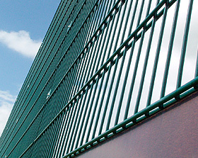 double wire fence