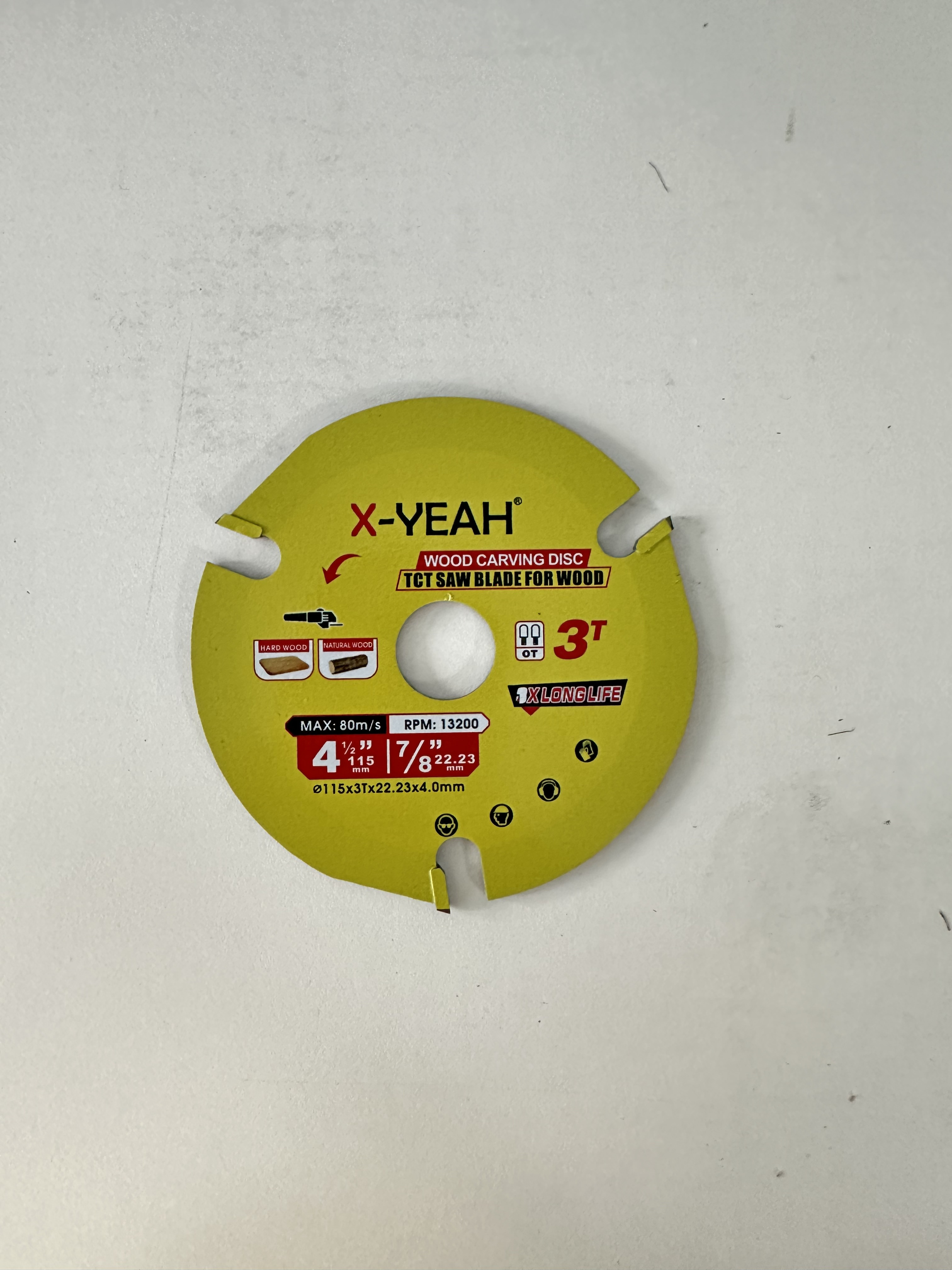 X-YEAH 115mm*3T General Purpose TCT Saw Blade for wood