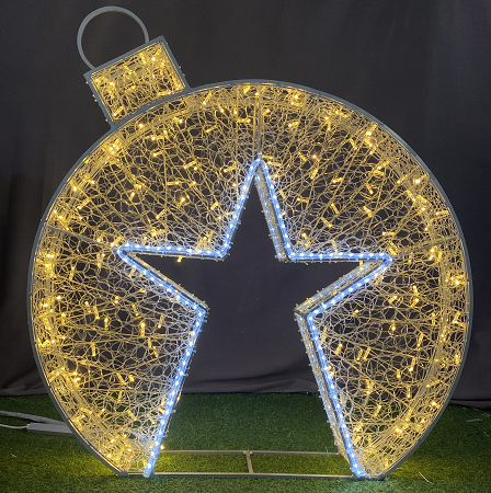 3D Bi-Color Star Ball