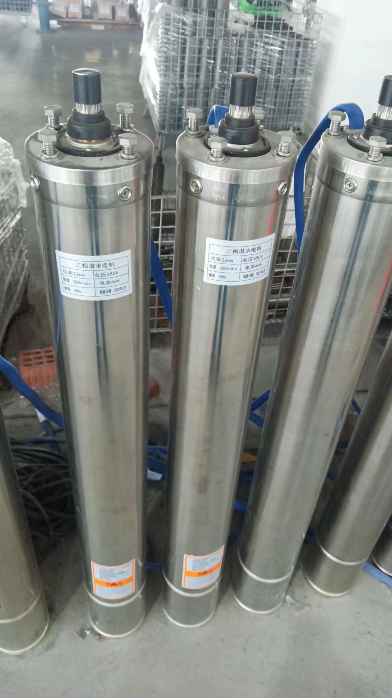 Stainless steel submersible borehole pumps