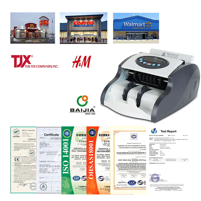 Mini Intelligent Money Counter BJ-05U V/MG