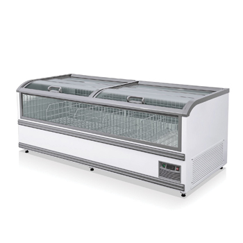 Transparent Island Freezer