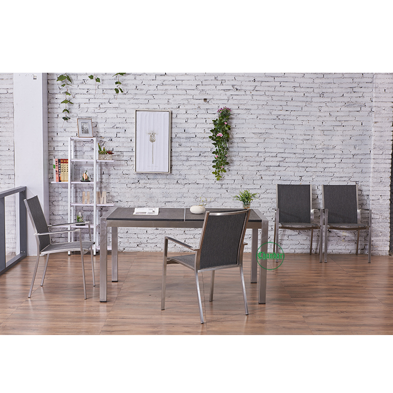 outdoor table and chair