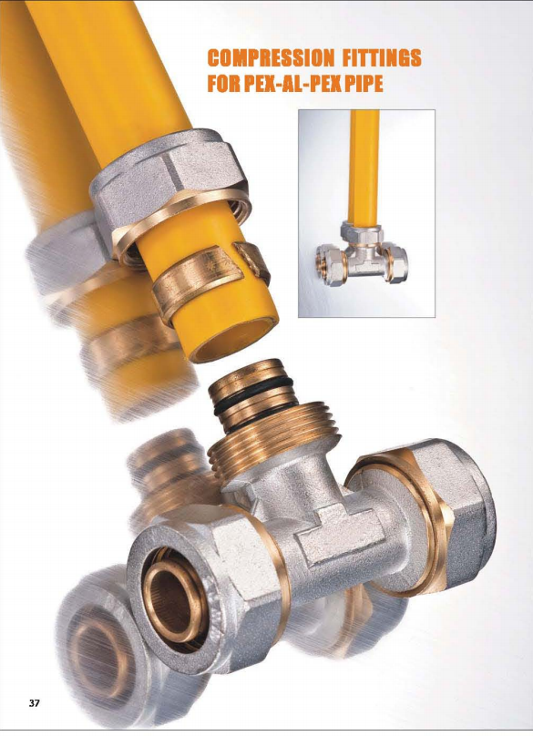 Brass Pex-Al-Pex Fitting