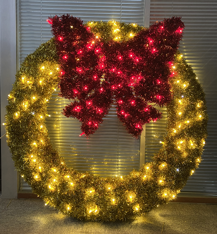 3D wreath with butterfly