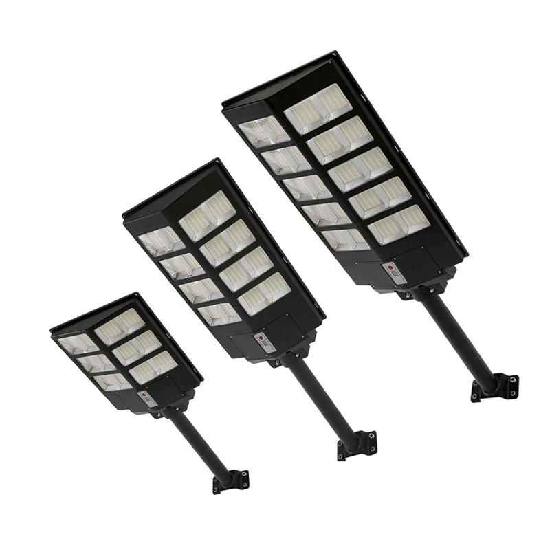 High Lumen Waterproof Outdoor IP66 800w 1000w All In One ABS Street Lamp Solar LED Outdoor Light