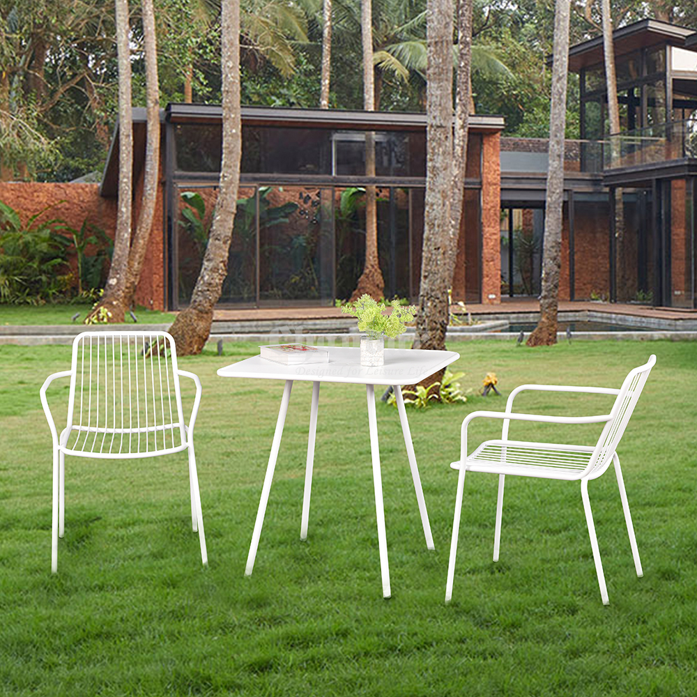 outdoor table and chair set