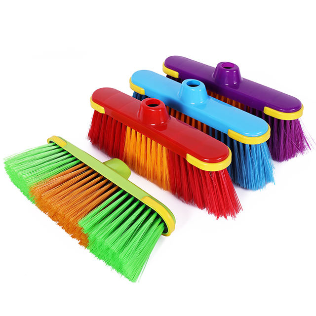 Professional Design Plastic Cleaning Tools Hand Plastic Broom With Handle
