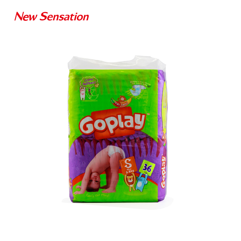 Goplay Baby Diaper S36+M32+L28+XL24