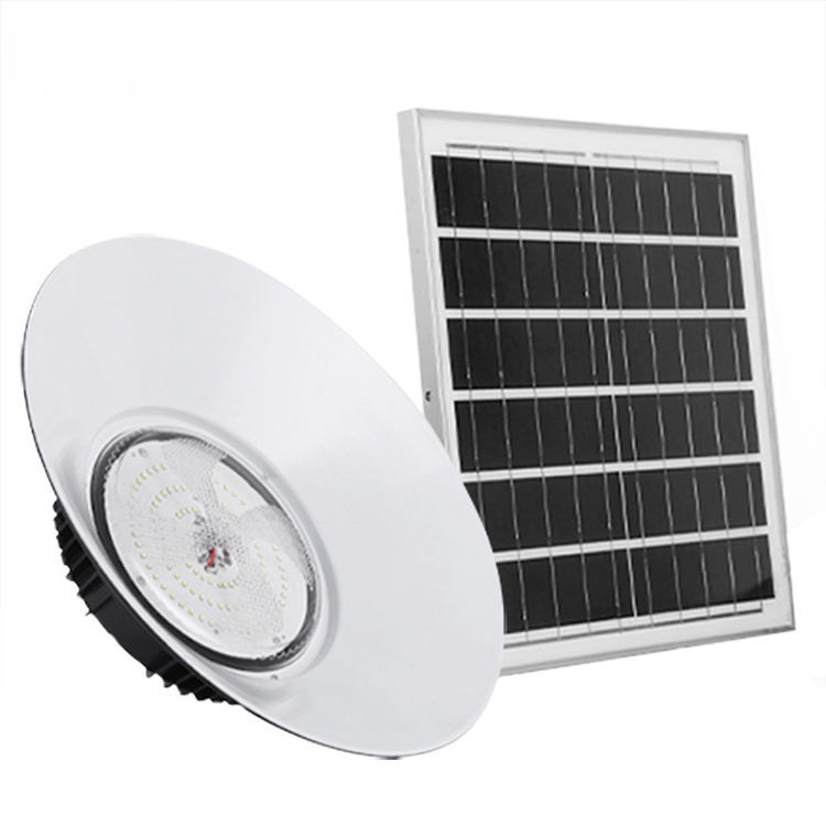 Indoor use factory warehouse gymnasium industrial 100w 150w 200w 300w solar ufo led high bay light