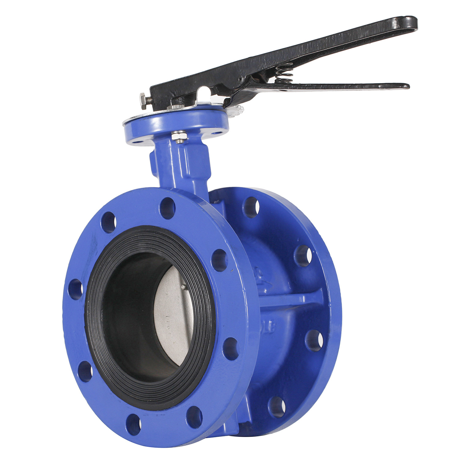 Flange center line butterfly valve