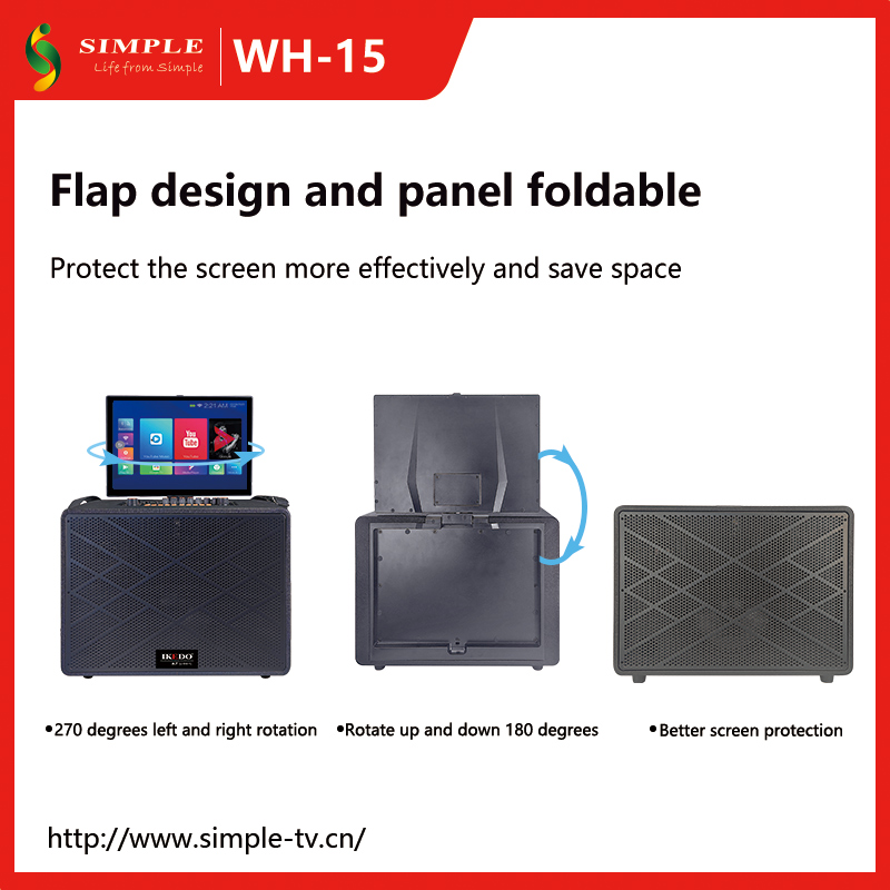 folding-screen smart video speaker