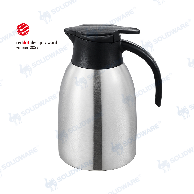 New Design 1.0L Double SUS 304 Stainless Steel Coffee Pot For Wholesale And Retail