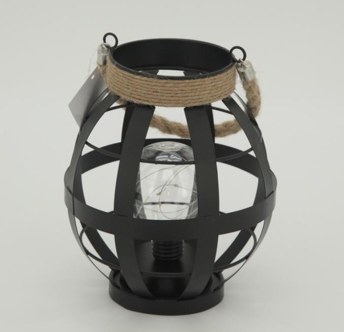 Metal Lantern with LED light