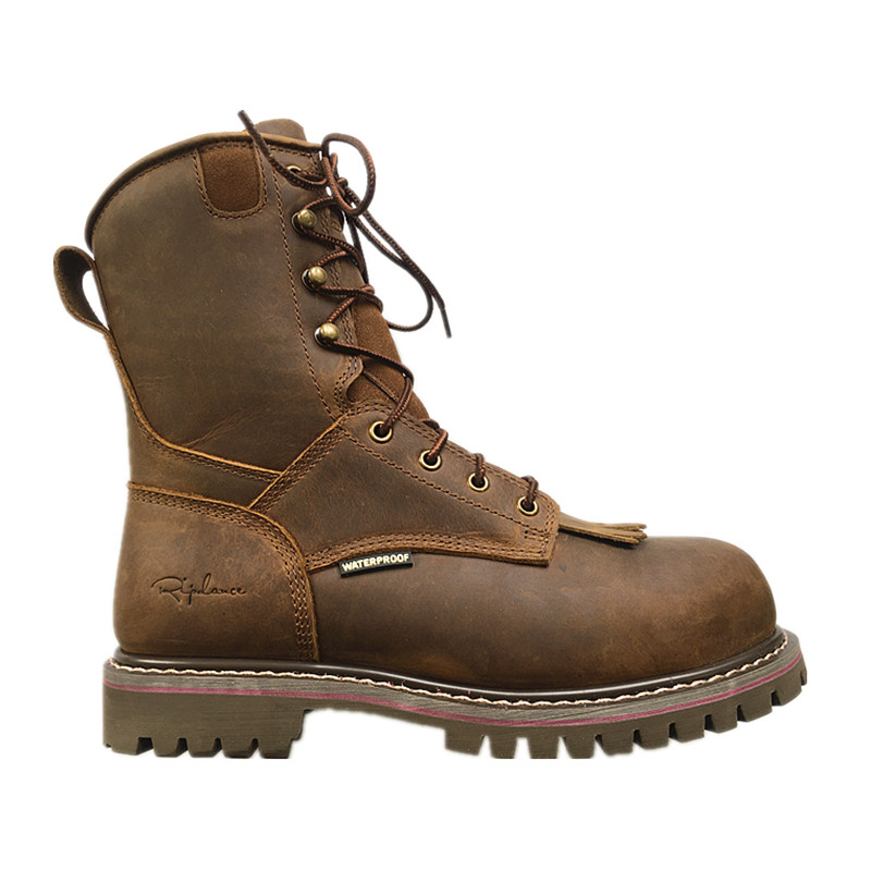 8" GYW genuine leather waterproof safety boots