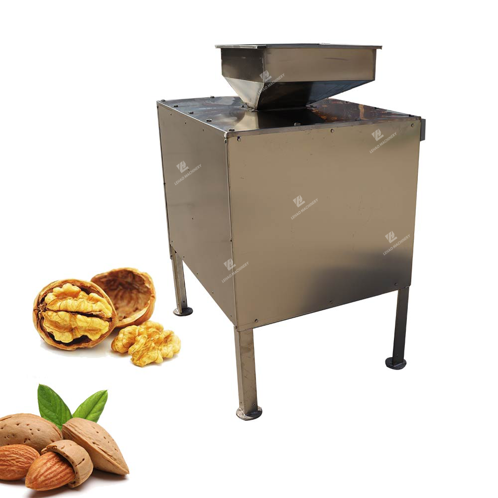 Almond shelling machine