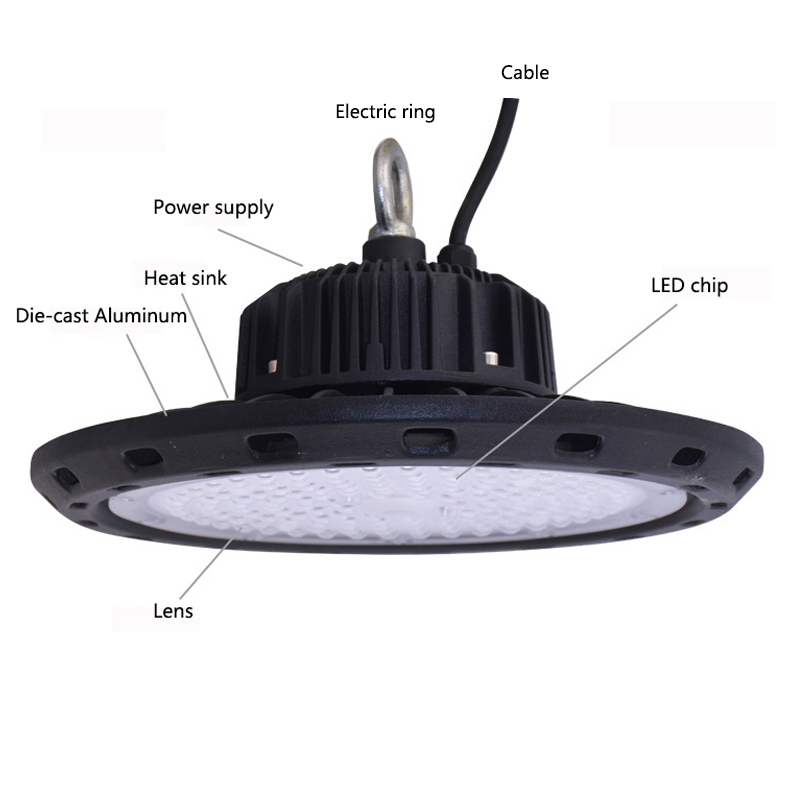 IP65 Aluminum UFO High Bay Light 50W 100W 150W 200W 240W