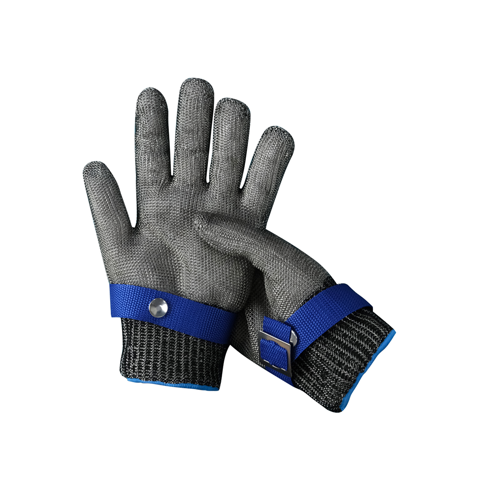 Protective gloves with metal mesh and stainless steel gloves for Zhongshang Grade 5 food grade