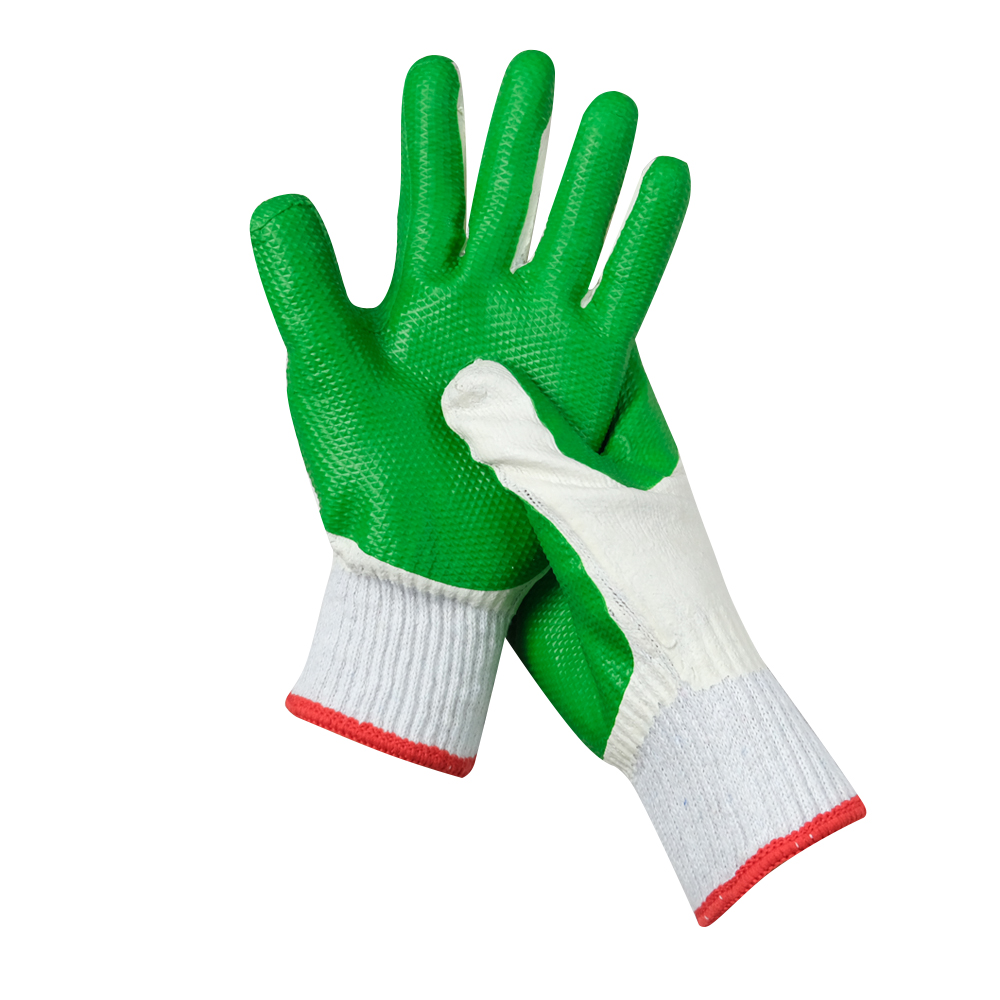 Wholesale Waterproof Oil Resistant Fully PVC Rubber Coated Industrial Protective Safety Work Gloves