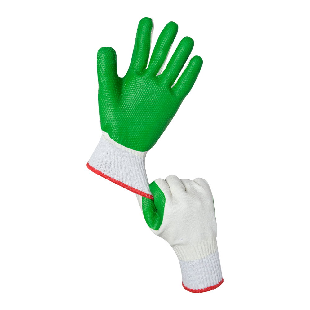 Zhongshang Wholesale Waterproof and Oil Resistant PVC Rubber Coated Industrial Safety Work Gloves