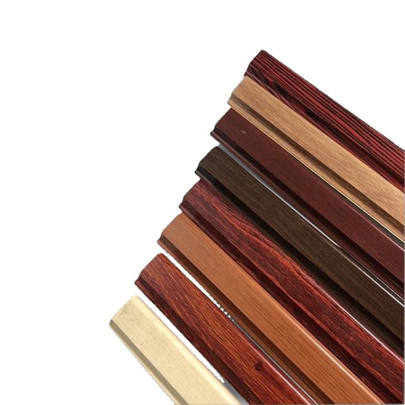 JINCHENG-Construction and decoration wooden grain painting frame material aluminum profiles