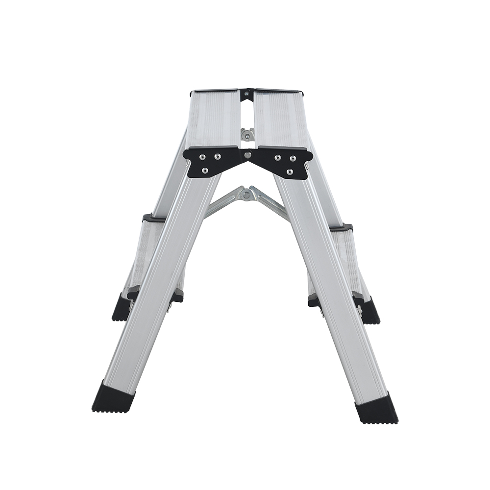 EN131 approved light weight aluminum folding stepstools chair step stool kitchen use portable ladder