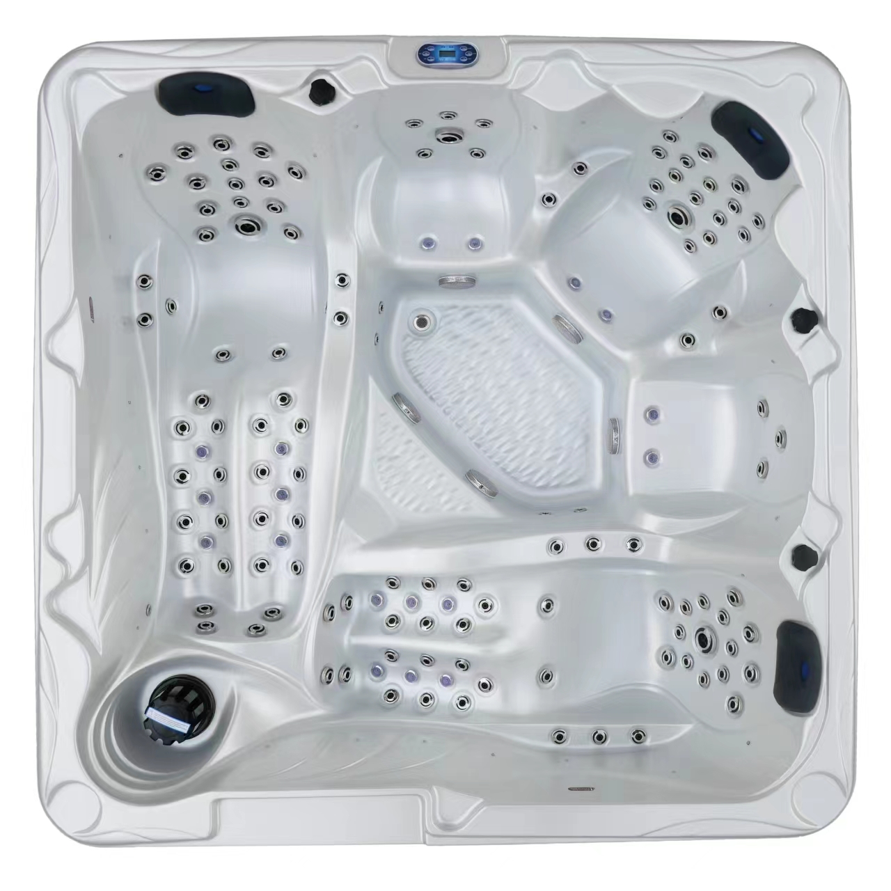 Aquaspring high quality acrylic hot tub luxury jacuzzi spa for 5 persons