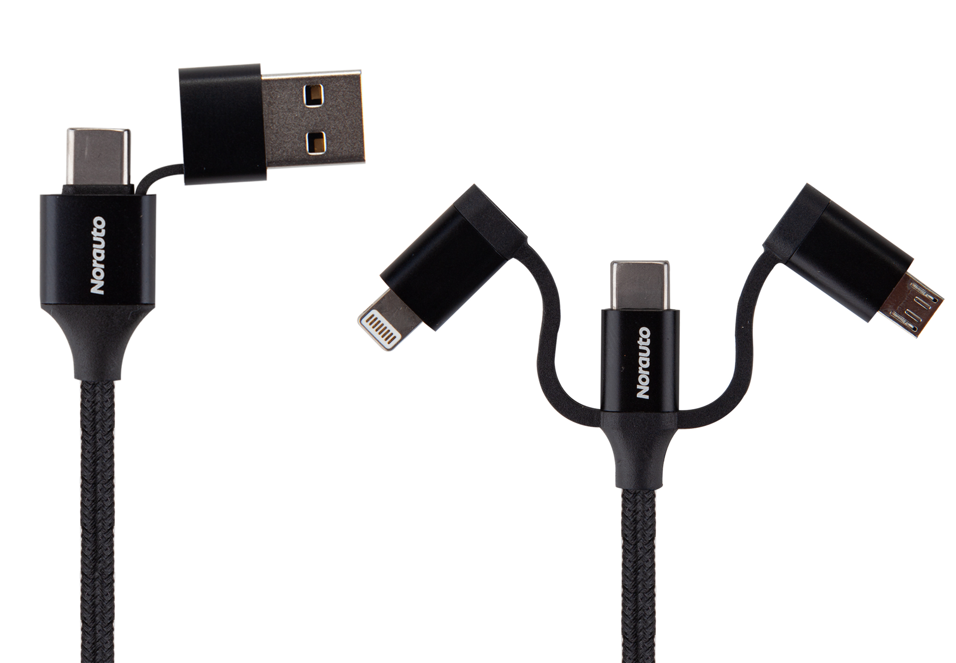 6IN1 USB C+USB A to Micro/Type-C/Lightning